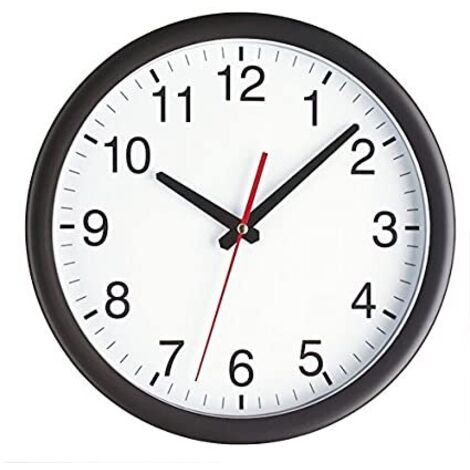 Herter TFA 98.1077 Reloj de Pared Negro 30 cm