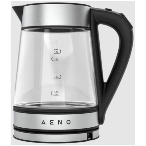 Hervidor Aeno EK1 Transparente 1,7 L 2200 W Negro 5291485011901 S7786649 Aeno