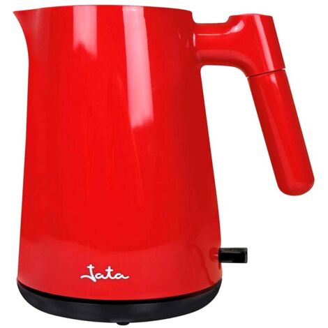Hervidor de Agua 1L 2200W JATA JEHA1038   Rojo