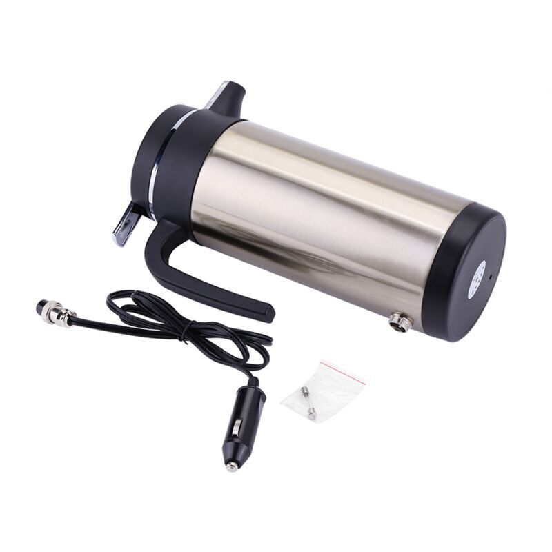 Xisrens Schwarz Hervidor De Agua Eosnow De 850 Ml Y 24 V Para Coche, Con Enchufe Para Encendedor, Para Té Y Café.