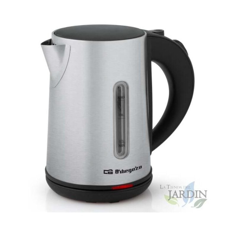 

Hervidor de agua Orbegozo. Capacidad 0,8 L. Cuerpo e interior de acero inoxidable. Potencia 900-1100W.