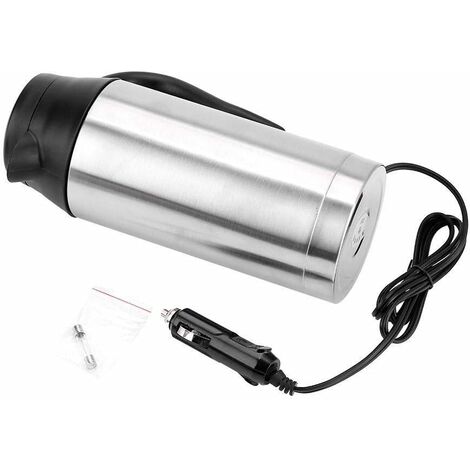Hervidor de agua para camión - Hervidor de agua para coche portátil 750ml 24V Camión Hervidor de viaje para coche Calentador de agua para beber café té