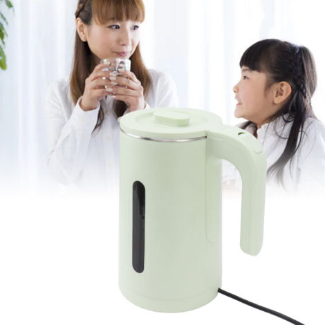 Hervidor eléctrico – 2000 W, 2 l, acero inoxidable 304, verde – Calentamiento rápido, apagado automático y protección contra ebullición en seco.