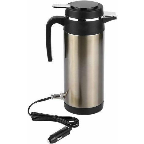 Hervidor eléctrico de 1200ML y 12V, taza para beber de viaje, taza de café de viaje, botella de agua(12V)