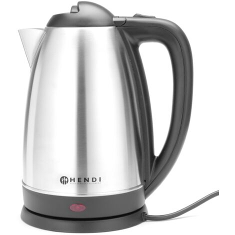 Hervidor eléctrico inalámbrico de acero inoxidable de 2,5 l - Hendi 209936