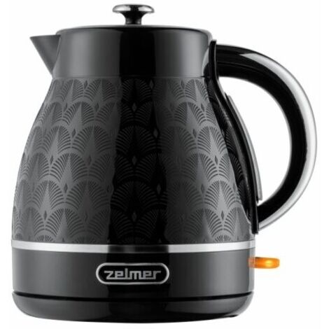 Hervidor Zelmer ZCK7640 Blanco Negro Plateado Acero Inoxidable Plástico 2200 W 1,7 L - Marca: Zelmer - EAN: 5908269354221