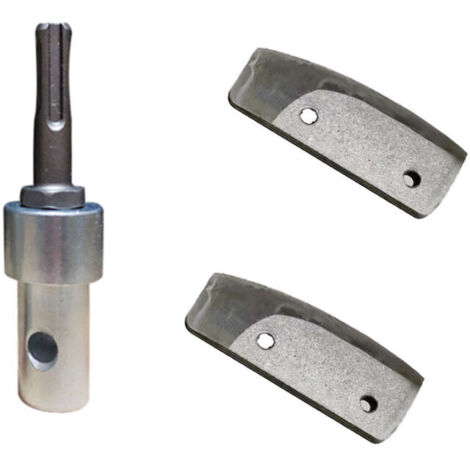 Hervorragender Erdbohreradapter, professioneller Eisbohrer und -bohrer, Metall-Mauerwerksadapter mit Eisbohrklinge