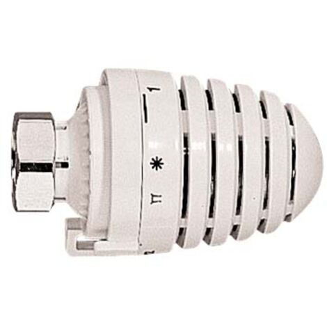 Herz Design Robinet de thermostat de radiateur Blanc