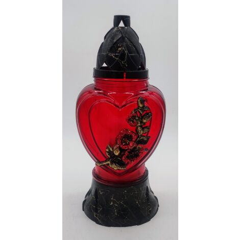 HERZ MEDIUM P-81 ANWENDUNG – ORCHIDEE / ROT / 1 STÜCK