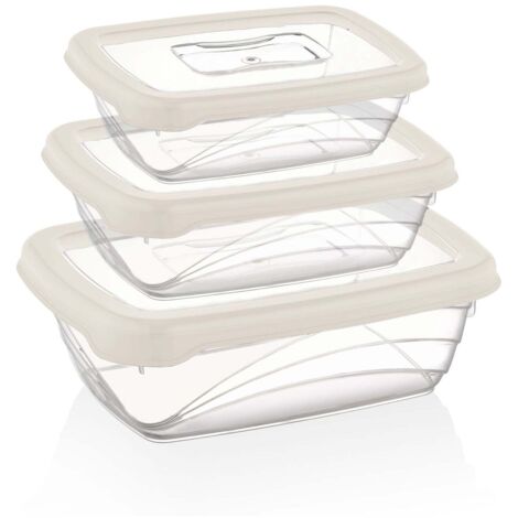 Herzberg 3-Teiliges Bio-Spar-Box-Set Elfenbein
