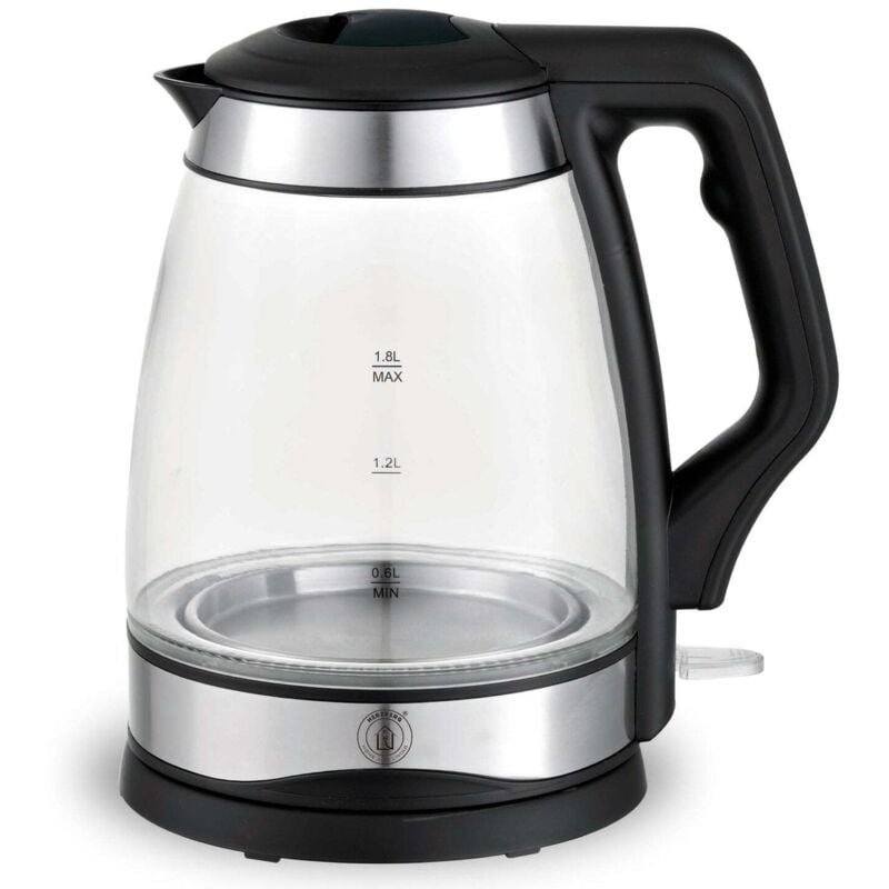 Herzberg - Bouilloire en verre 1.8L 2200W led HG5044