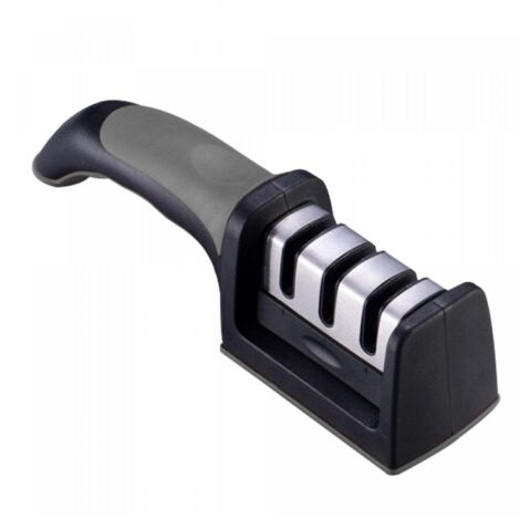 Herzberg HG-8101: Affilacoltelli robusto Nero