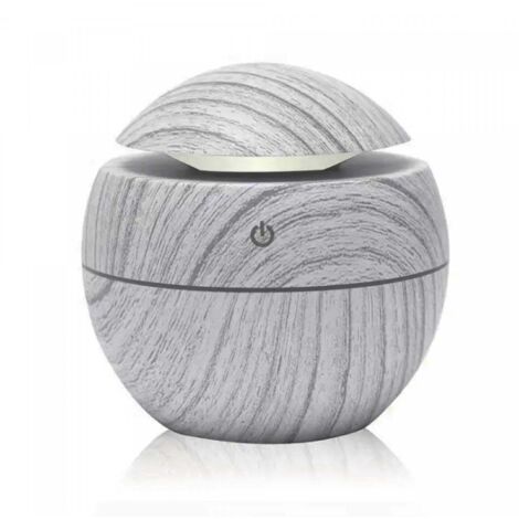 Herzberg Luftbefeuchter Aromaöl Diffusor Grau