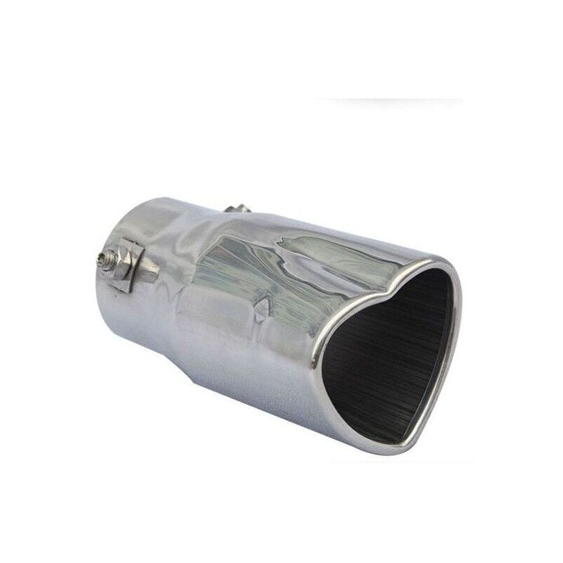Image of SNQ - Herzform Auto Edelstahl hinten Auspuffrohr Endschalldämpfer Spitze