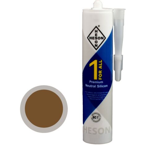 Heson Silikon 1forAll Lehmbraun/Kastanie 310ml