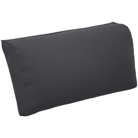 Hesperide – Appui-tête pour transat – Texaline 580g/m² – Dimensions L. 40 cm x l. 22 cm x H. 6 cm – Coloris anthracite