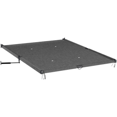 Hesperide – Auvent petit modèle pour pergola bioclimatique 3,6x3,6m – Aluminium traité époxy – Protection contre soleil et pluie – Installation facile