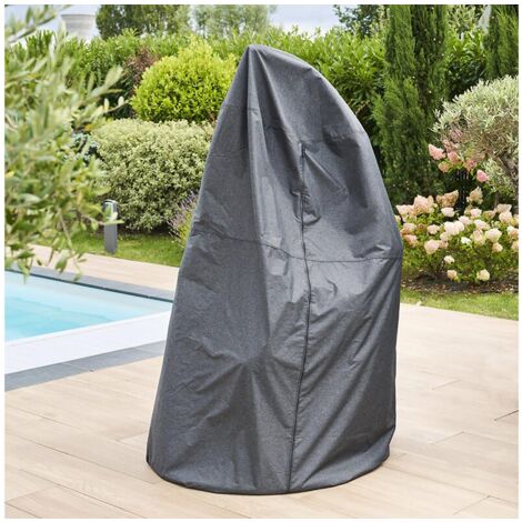 Hesperide – Housse de protection pour fauteuil œuf suspendu 205x125x125cm – Polyester déperlant 600D – Système d'aération pour éviter condensation