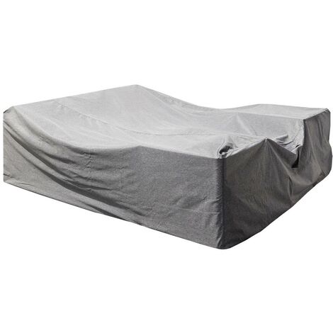 Hesperide – Housse de protection pour salon de jardin 175x175x90cm – Polyester 160 g/m² déperlant – Cordon de serrage et bandes de scratch