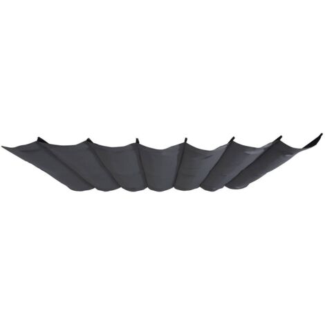 Hespéride - Pergola-Gewebe Enolie Schiefer 2.85x1.9m für Pergola Extensible Enolie 4x3,5m