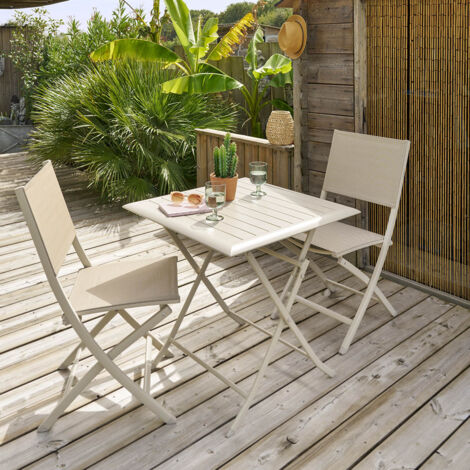 Table d'extérieur pliante carrée 70x70 cm pour bars et pubs avec