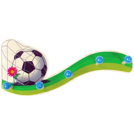 Hess 30300 - Giocattoli In Legno - Appendiabiti Da Parete - Calcio