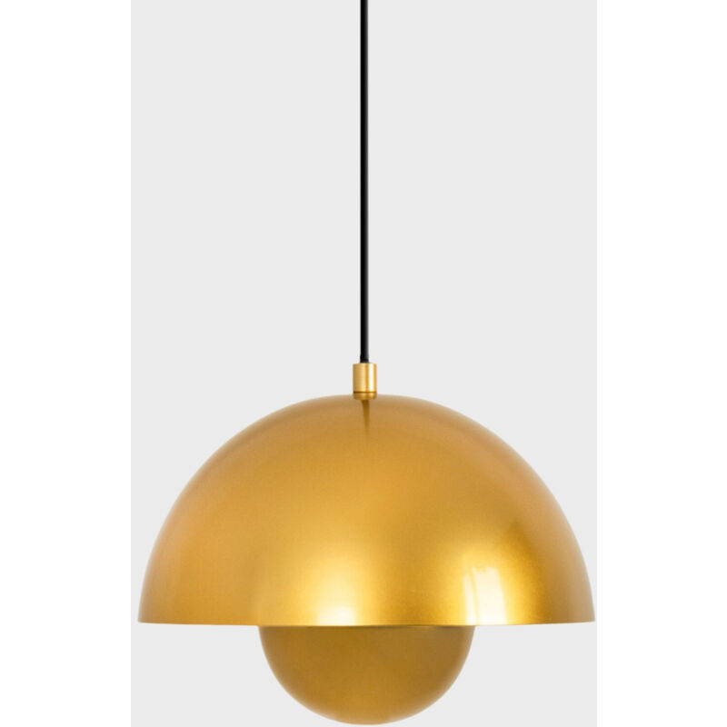 Image of Barcelona Led - Lampada a sospensione design 'Deco' / Ispirazione 'Vaso di fiori'. Colore Oro - Oro