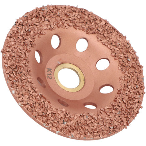 Hethlif Disque de de Sabots 100 Mm avec Revêtement en Titane, Accessoire de Meuleuse d'angle à Tige de 16 Mm pour Le Soin des Sabots des Animaux de Ferme, adapté aux Bovins, aux Chevaux et aux