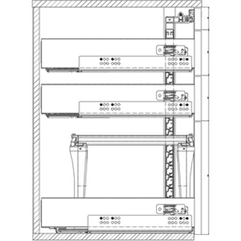 Hettich 1: 1 Zeichnung IT Atira Sko 1509