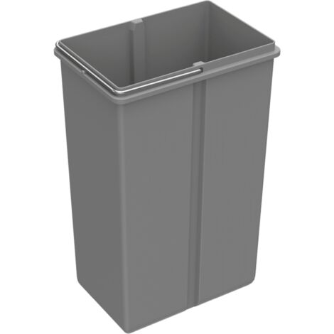Hettich Abfallsystem-Eimer,  10l,  Bin.it Trio 300 9079998,  Kunststoff grau