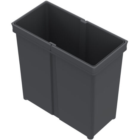 Hettich Abfallsystem-Eimer 11l, AvanTech You Pull 9279391 Kunststoff anthrazit