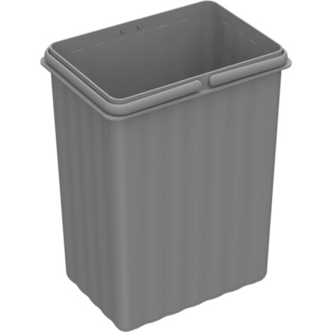Hettich Abfallsystem-Eimer,  7,8l,  Bin.it Easy 9080061,  Kunststoff grau
