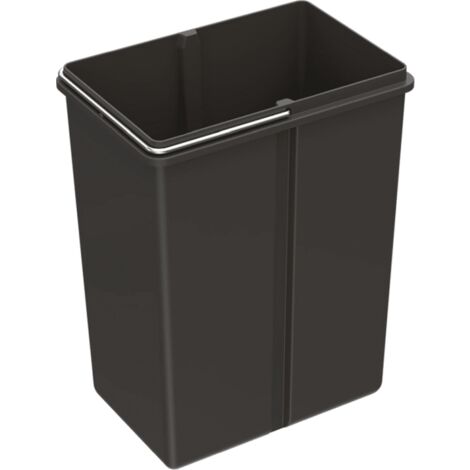 Hettich Abfallsystem-Eimer,  8l,  Bin.it Smart 9208754,  Kunststoff anthrazit