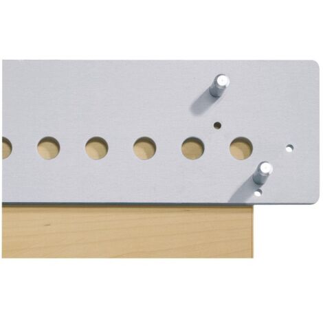 Hettich Accura Bohrbalken 1000 mm, Aluminium mit 3 Anschlag - / Absteckstiften