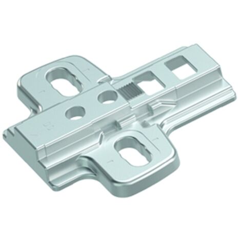 Hettich Adapterplatte für Paralleladapter,  D = 0,  0 mm,  zum Anschrauben,  vernickelt