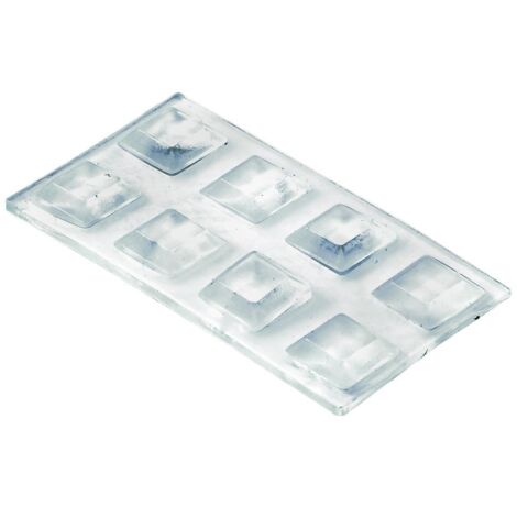 Hettich Anschlagpuffer 2,0 x 10,0 mm Kunststoff transparent - 16 Stück Türstopper