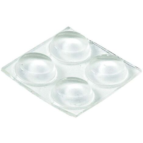 Hettich Anschlagpuffer 3,0 x 13,0 mm Kunststoff transparent - 16 Stück Türstopper