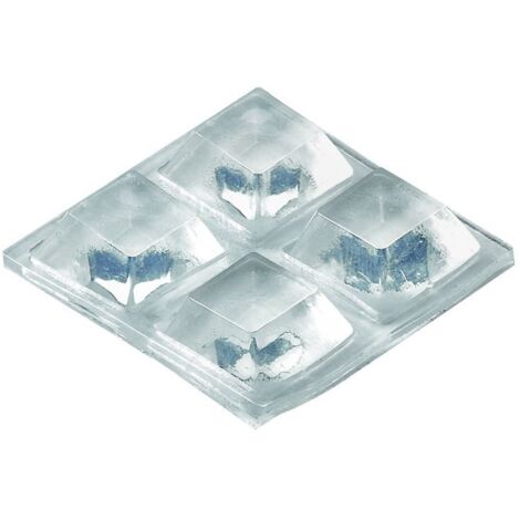 Hettich Anschlagpuffer 5,0 x 13,0 mm Kunststoff transparent - 16 Stück Türstopper