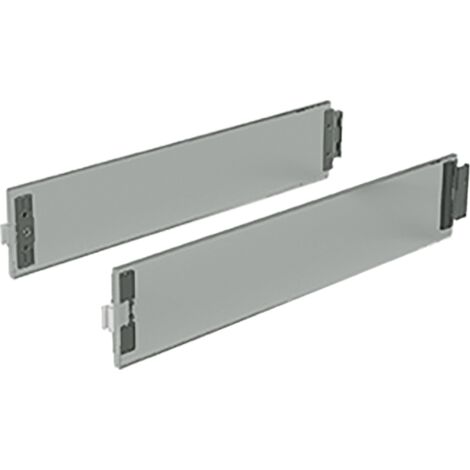 Hettich ArciTech DesignSide Glas,  350 mm,  (186/94,  218/126) ,  links / rechts,  grau