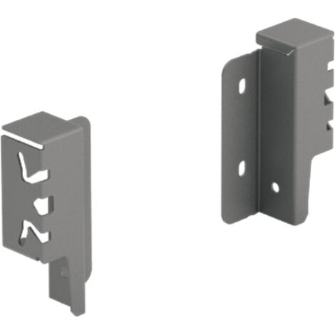 HETTICH ArciTech Rückwandverbinderset Anthrazit - 94 mm - 9150501