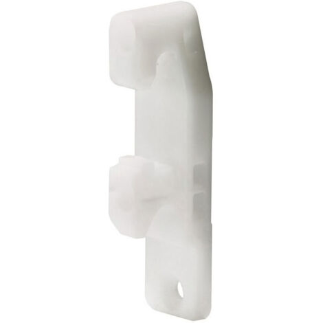 Hettich – Équerre de fixation Innotech A visser – Plastique blanc – Pour profils de 54mm et 70mm – Vendu à l'unité