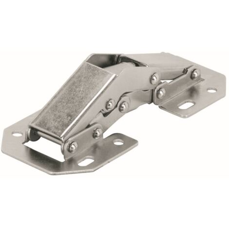 Hettich Aufschraubscharnier mit Feder 12 Stück 104 x 44 mm, 12 Stück Möbelbeschläge
