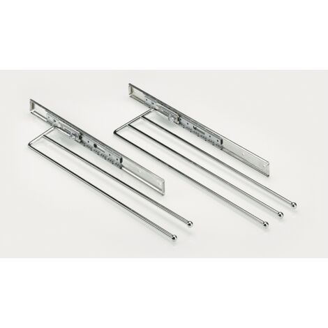 Hettich Ausziehbare und schwenkbare Handtuchhalter,  3,  145 mm