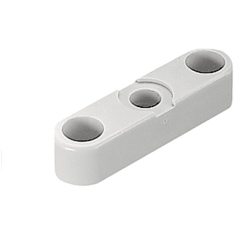 Hettich Auszugsführung- Aufsteckhalter,  für Holzschubkasten,  47216, Mont. vorn,  beige