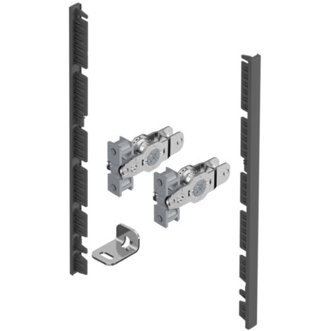 HETTICH AvanTech YOU Frontverbinder Zarge Innenfrontprofil H 187 anthrazit