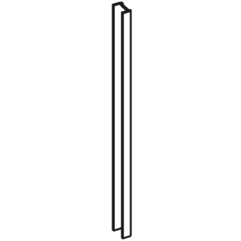 Hettich AvanTech YOU Inlayzarge Adapter für 8 mm Material,  Kunststoff,  grau