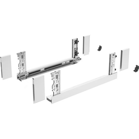 Hettich Avantech You Inlayzarge Stahl Weiss Garnitur H187 NL550