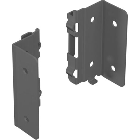Hettich AvanTech YOU Verbinder für Rückwandprofil,  Höhe 101 ,  anthrazit,  rechts