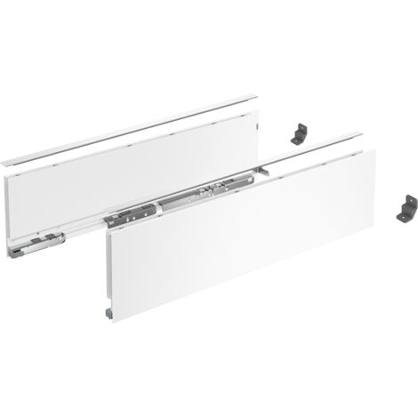 Hettich Avantech You Zarge Stahl Weiss Set H139 NL650