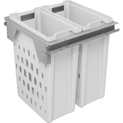 Hettich Badezimmer-Wäschekorbauszug,  KB600mm,  ArciTech Pull Laundry 600,  9207634,  silber